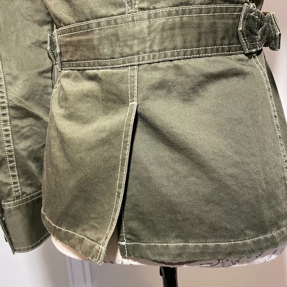 J. Crew Military Utility Jacket Olive Green Size XS 100% Cotton - Picture 8 of 10